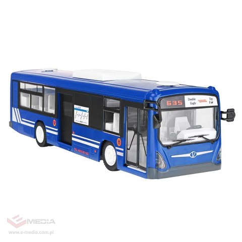 Autobus miejski zdalnie sterowany RC na pilota 1:20 Double Eagle (niebieski) E635-003