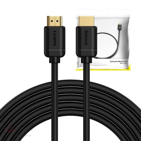 Kabel HDMI 2.0 Baseus, 4K 60Hz, 3D, HDR, 18Gbps, 5m (czarny)