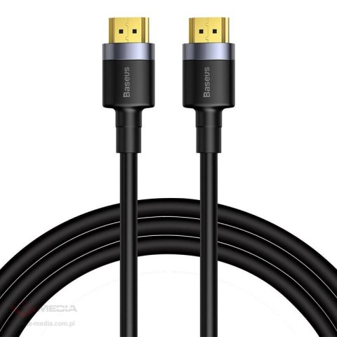 Kabel HDMI 2.0 Baseus Cafule, 4K, 3D, 3m (czarno-szary)