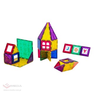 Klocki magnetyczne 3D Playmags 165 zestaw 32 elementów