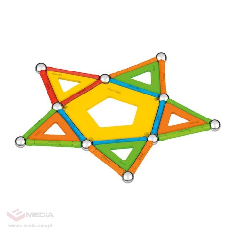 Klocki magnetyczne Supercolor Panel Recycled 52 elementy GEOMAG GEO-378