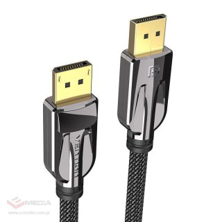 Kabel 2xDisplay Port 1.4 Vention HCABI 8K 60Hz 3m (czarny)