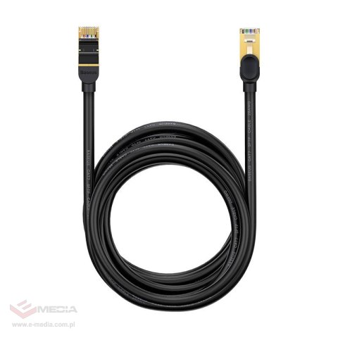Kabel sieciowy Baseus Ethernet RJ45, 10Gb, 20m (czarny) Kabel sieciowy Baseus Ethernet RJ45, 10Gb, 20m (czarny)
