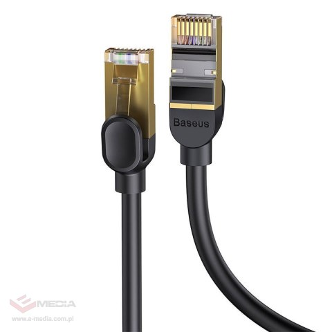 Kabel sieciowy Baseus Ethernet RJ45, 10Gb, 30m (czarny) Kabel sieciowy Baseus Ethernet RJ45, 10Gb, 30m (czarny)
