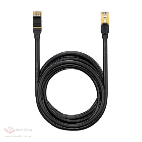 Kabel sieciowy Baseus Ethernet RJ45, 10Gb, 30m (czarny) Kabel sieciowy Baseus Ethernet RJ45, 10Gb, 30m (czarny)