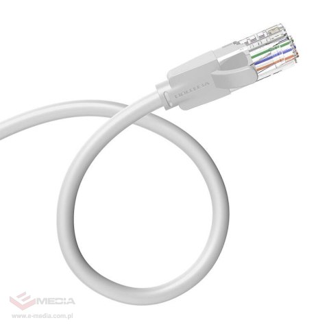 Kabel sieciowy UTP CAT6 Vention IBEHD RJ45 Ethernet 1000Mbps 0,5m szary