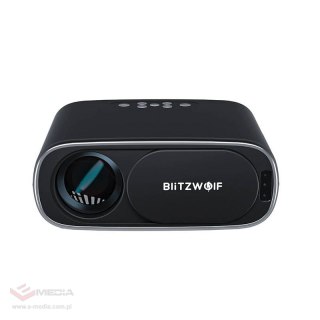 Rzutnik / Projektor LED BlitzWolf BW-V4 1080p, Wi-Fi + Bluetooth (czarny)