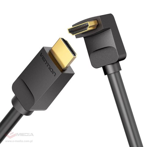 Cable HDMI 2.0 Vention AARBI 3m, Angled 90°, 4K 60Hz (black)