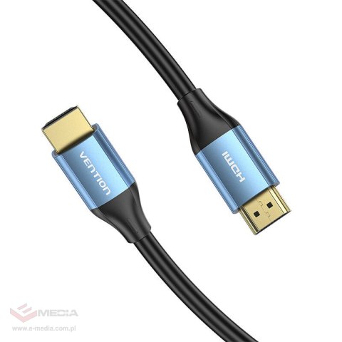 Kabel HDMI 2.0 Vention ALHSL, 10m, 4K 30Hz, 28 AWG (Niebieski)