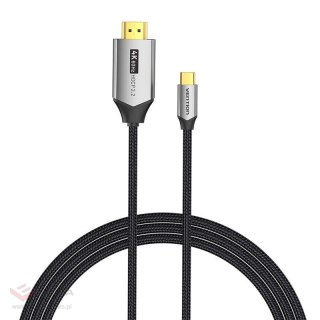 Kabel USB-C do HDMI 2.0 Vention CRBBG 1,5m, 4K 60Hz (Czarny)