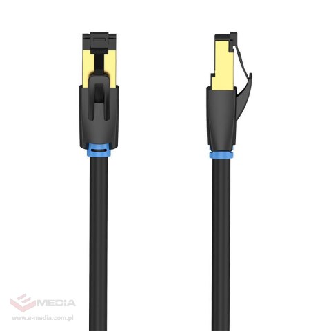 Kabel sieciowy CAT8 SFTP Vention IKABI RJ45 Ethernet 40Gbps 3m czarny