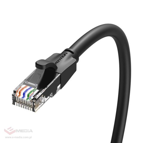 Kabel sieciowy UTP CAT6 Vention IBEBU RJ45 Ethernet 1000Mbps 35m czarny