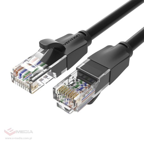 Kabel sieciowy UTP CAT6 Vention IBEBV RJ45 Ethernet 1000Mbps 40m czarny