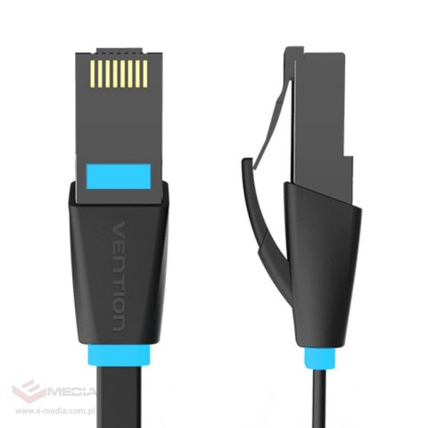 Płaski kabel sieciowy UTP CAT6 Vention IBJBU RJ45 Ethernet 1000Mbps 35m czarny Płaski kabel sieciowy UTP CAT6 Vention IBJBU RJ45 Ethernet 1000Mbps 35m czarny