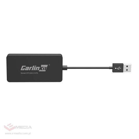 Bezprzewodowy adapter Carlinkit CCPA Apple Carplay/Android Auto (czarny)