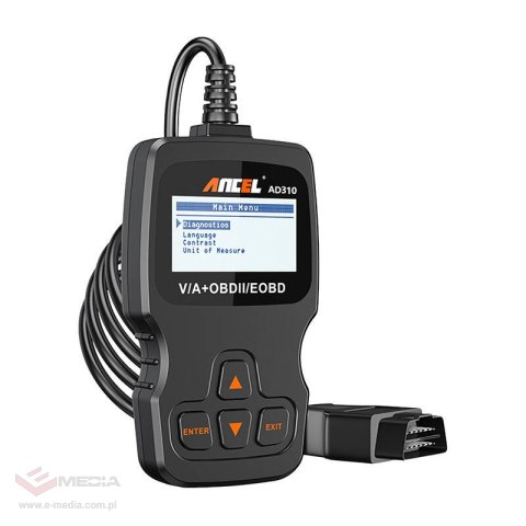 Skaner diagnostyczny OBD2 Ancel AD310/AC103