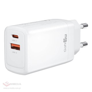 Ładowarka sieciowa XO CE17, 65W, 1x USB-C, 1x USB-A