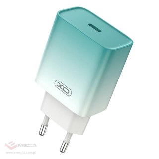 Ładowarka sieciowa XO CE18, USB-C, PD30W (niebieska)