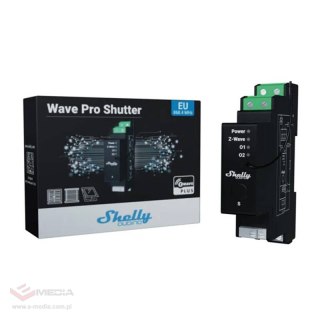 Przekaźnik DIN z pomiarem energii Shelly Qubino Wave Pro Shutter