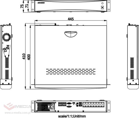 REJESTRATOR IP HIKVISION DS-7732NXI-K4/16P/Alarm16+9