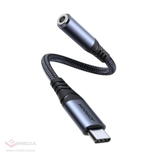 Adapter audio Joyroom SY-C01 USB-C do 3.5mm (czarny)