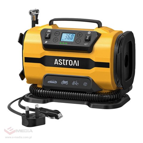 Przenośny kompresor 12V AstroAI ATJ-8366 pompka 150 PSI