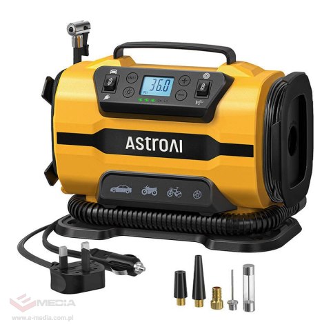 Przenośny kompresor 12V AstroAI ATJ-8366 pompka 150 PSI