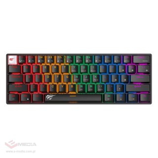 Przewodowa klawiatura mechaniczna / gamingowa RGB Havit KB903L (czarna)