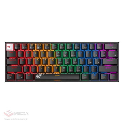 Przewodowa klawiatura mechaniczna / gamingowa RGB Havit KB903L (czarna)