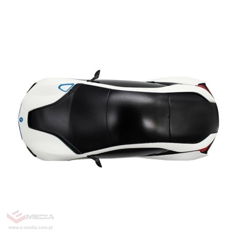 Samochód zdalnie sterowany RASTAR R/C 1:24 BMW i8- wrażliwy na promieniowanie UV (biało-żółty)