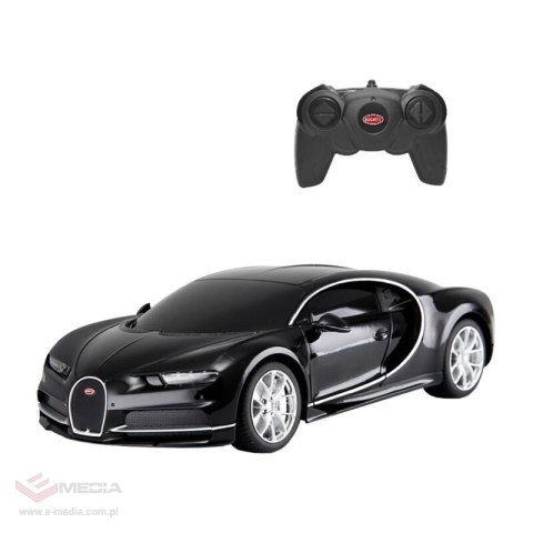 Samochód zdalnie sterowany RASTAR R/C 1:24 Bugatti Chiron (czarny)