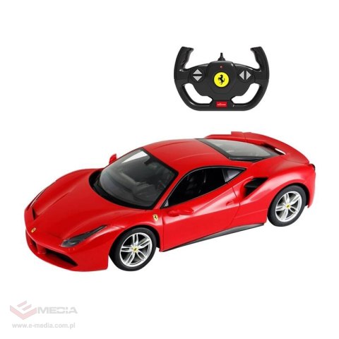 Samochód zdalnie sterowany RC RASTAR 1:14 Ferrari 488 GTB (czerwony)