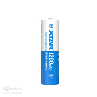 Xtar 14500 / AA / R6 3.7V Li-ion 1200mAh battery with protection