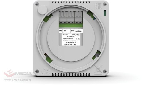 Bezprzewodowy regulator pokojowy biały R-10S PLUS Tech Sterowniki