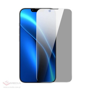 Szkło hartowane z filtrem prywatyzującym 0.4mm Baseus do iPhone 14/13/13 Pro