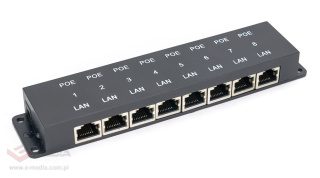 8port PoE injector 12-56V