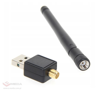 Bezprzewodowa karta sieciowa WIFI USB + ANTENA