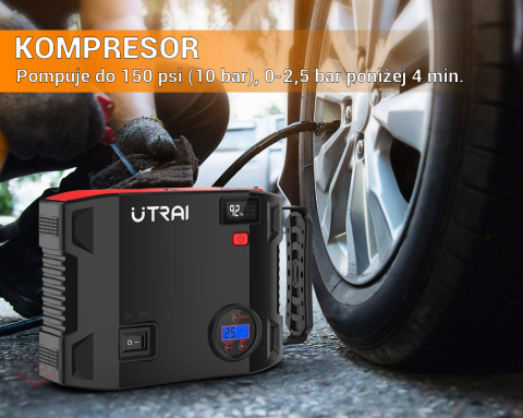 Jump Starter Utrai Jstar5 24000mAh kompresor