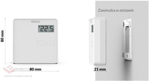 Bezprzewodowy dwustanowy regulator pokojowy biały ST-294v2 Tech sterowniki