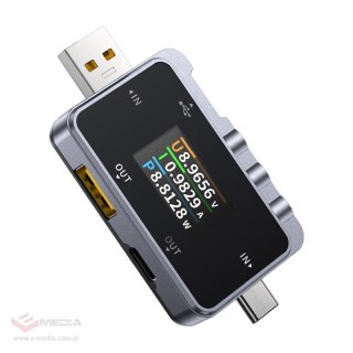 Tester USB 2w1 FNIRSI FNAC-28 USB-C USB-A