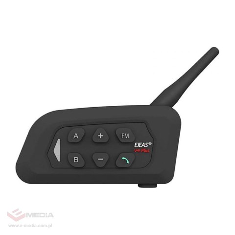 Interkom motocyklowy EJEAS V4 Plus dla max. 4 uczestników