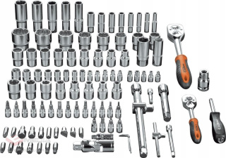 Klucze nasadowe 110 szt 1/4 1/2 CrV NEO 08-666 Zestaw