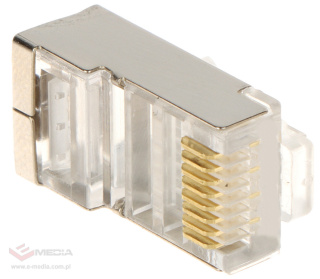 Geschirmter modularer Stecker RJ45/C6-Bildschirm*P100