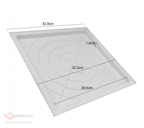 Obudowa ABS do anteny panelowej Wifi 300x300mm