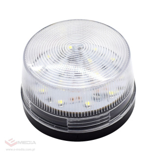 Sygnalizator optyczny SMD LED z podstawą Biały 5V, 12V, 24V, 230V