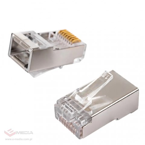 Wtyk RJ45 Cat.6 FTP - przelotowy ekranowany