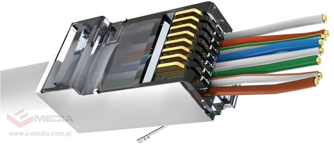 Wtyk RJ45 Cat. 6 FTP - ekranowany