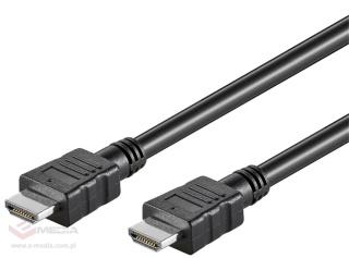 Kabel HDMI 1.4 FullHD 1080p ARC CEC Goobay czarny 0,5m