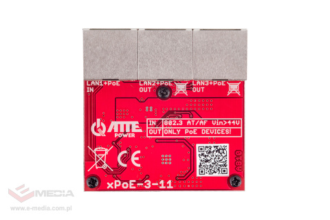 Switch PoE 3 portowy xPoE-3-11A