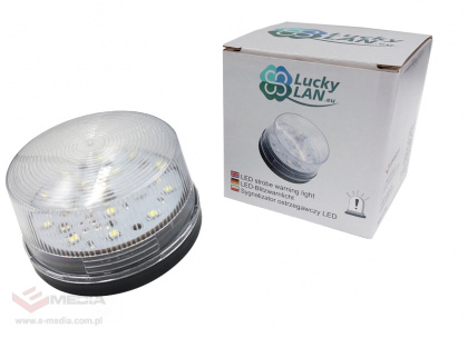 Sygnalizator optyczny SMD LED z podstawą Biały 5V, 12V, 24V, 230V